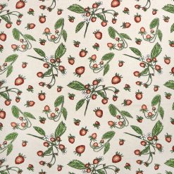 Strawberries Super Snuggle Cotton Fabric
