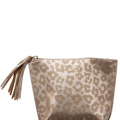 Vegan Leather Leopard Print Holy Chic Toiletry Bag