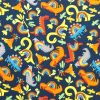 Rainbow Dinos Super Snuggle Flannel Fabric