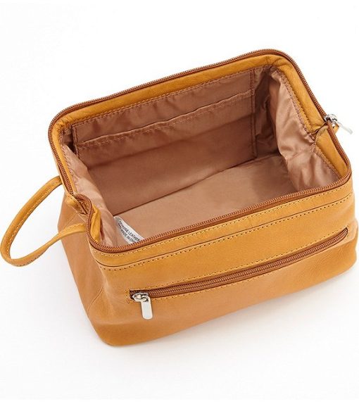 Leather Colombian Toiletry Bag - Image 6