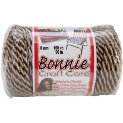 Pepperell Bonnie 100yds Macrame Braid Craft Cord 6mm