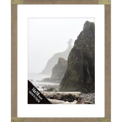 14 x 18 Matted to 11 x 14 Rustic Gray Portrait Frame by Hudson 43