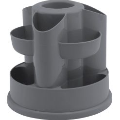 8 x 8 Gray Rotating Desktop Organizer