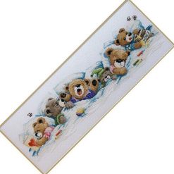 Janlynn 19x 7 Sleepy Bears Counted Cross Stitch Kit