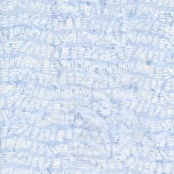 Hi Fashion Funky Dashes On Light Blue Batik Cotton Fabric