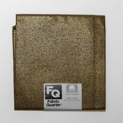 18 x 21 Gold Metallic Cotton Fabric Quarter 1pc by Keepsake Calico