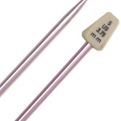 Susan Bates 10 Single Point Size 5 Silvalume Knitting Needle Set