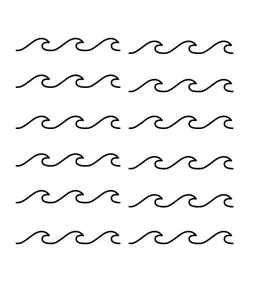RoomMates Simplistic Waves Decals