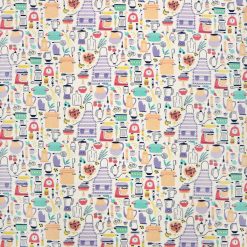 Cooking Icons Super Snuggle Flannel Fabric