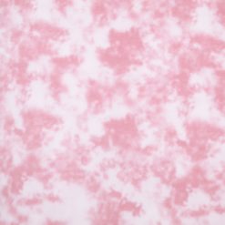 Light Pink   White Tie Dye Anti Pill Fleece Fabric