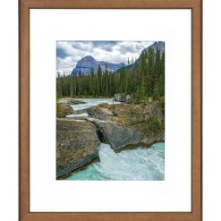 Walden Woods 16 20 Matted to 11 14 Walnut Wall Frame