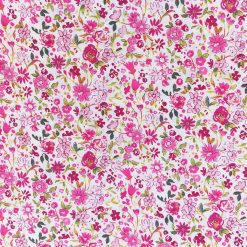 Pink Mini Scattered Floral Quilt Cotton Fabric by Keepsake Calico