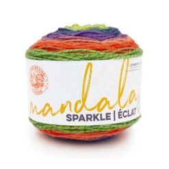 Lion Brand Yarn Mandala Sparkle Light Weight Acrylic Yarn