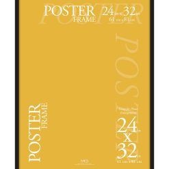 MCS 24 x 32 Plastic Black Gallery Poster Frame