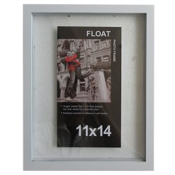 Innovative Creations 11 14 White Wood Float Photo Frame