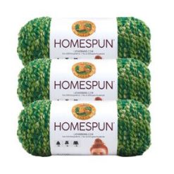 Lion Brand Homespun 185yds Bulky Acrylic Yarn 3 Bundle