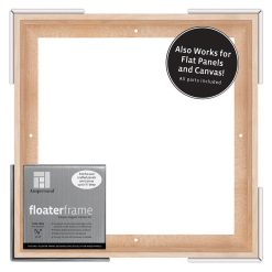 Ampersand Art Floaterframes Thin Edge 12 12 Maple