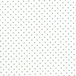 Navy Swiss Dots on White Quilt Cotton Fabric by Quilter s Showcase