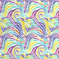 Rainbow Zebra Super Snuggle Flannel Fabric