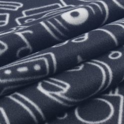 Instrument Toss Blizzard Prints Fleece Fabric