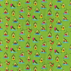 Fabric Traditions Avocado Yoga Novelty Cotton Fabric