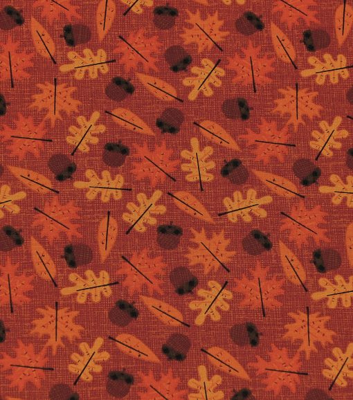 Harvest Leaf Harvest Cotton Fabric - Image 2