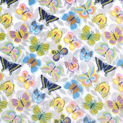 Butterfly Leaves Sew Lush Fleece Fabric