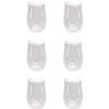 Plastic Wine Tumblers 6 pk   Clear