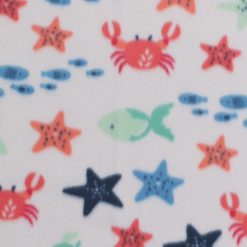 Tiny Sea Life Blizzard Fleece Fabric