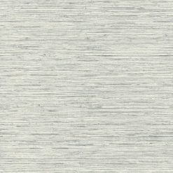 RoomMates Faux Grasscloth Peelable Wallpaper Grey