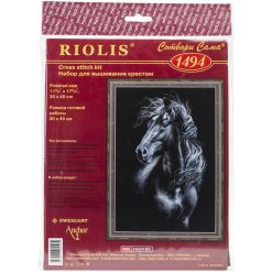 RIOLIS 12 x 18 Breeze Through Mane Counted Cross Stitch Kit