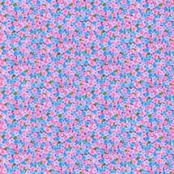 Purple Floral Cotton Fabric by Keepsake Calico