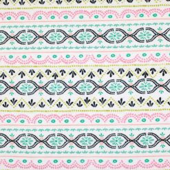 Bright Stripe Geo Super Snuggle Flannel Fabric