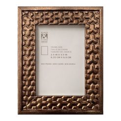 2.5 x 3.5 Brass Textured Tabletop Picture Frame by Place   Time
