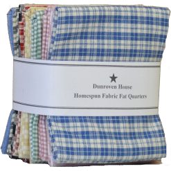 Dunroven Homespun 18  x 21  12pcs Cotton Fabric Quarter Bundle