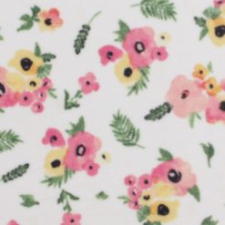 Spring Floral Anti Pill Fleece Fabric