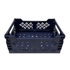 9 x 7 Plastic Collapsible Storage Crate by Top Notch
