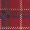 Maroon Dotted Plaid Blizzard Fleece Fabric