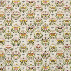 Symmetrical Butterfly Portraits Super Snuggle Flannel Fabric