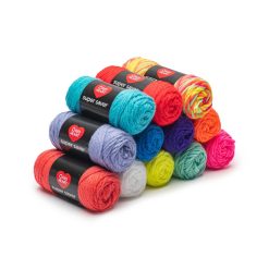 Red Heart Super Saver Brights 93yds Worsted Acrylic Yarn 12 Bundle