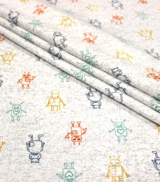 POP! Robot Super Snuggle Flannel Fabric - Image 2