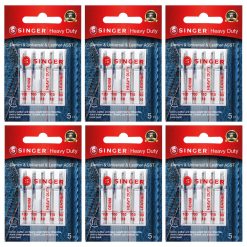SINGER 30ct Assorted Size Universal Heavy Duty Sewing Machine Needles