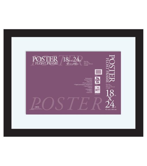 MCS 18 24 Black Float Frame