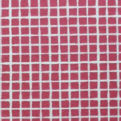 Pink Grid Super Snuggle Flannel Fabric