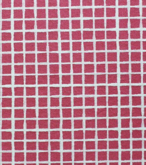 Pink Grid Super Snuggle Flannel Fabric