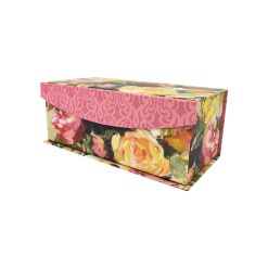 11.5 Gallery Floral Fliptop Box - 1