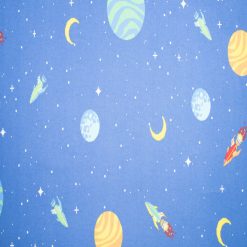 Super Snuggle Pixal Space Icons Flannel Fabric