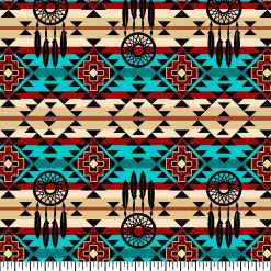David Textiles Native Dreamcatcher Novelty Cotton Fabric