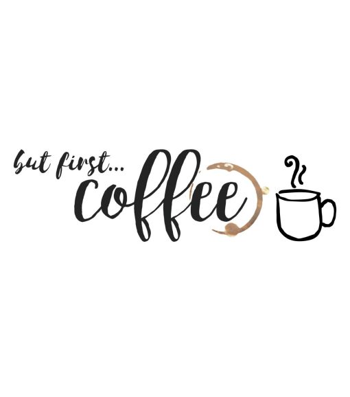 RoomMates Wall Decals But First Coffee - Image 2