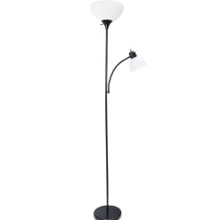 All The Rages 71.5 Metal 2 Light Mother Daughter Floor Lamp